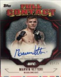 Marvin Vettori 2024 Topps Knockout UFC Full Contact Autographs #FCA-MVI Red