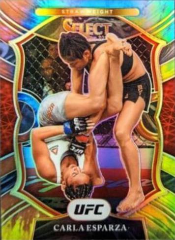 Carla Esparza 2022 Panini Select UFC Mezzanine #323 Tie Dye
