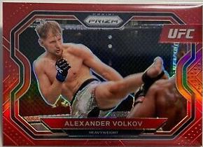 Alexander Volkov 2021 Panini Prizm UFC Base #132 Red