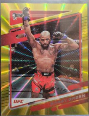 King Green 2022 Panini Donruss UFC Base #184 Gold