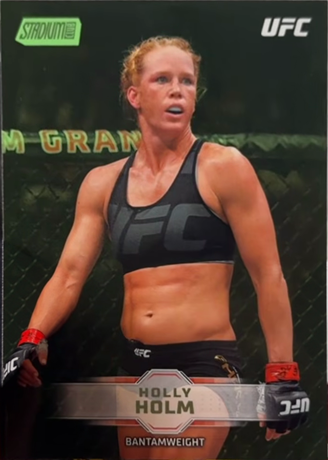 Holly Holm 2026 Topps Stadium Club UFC Base #67 Light Blue