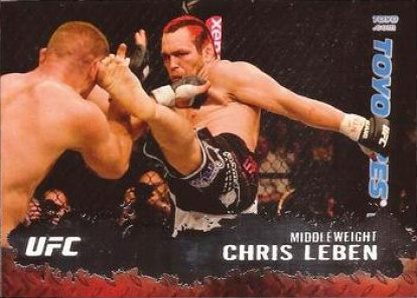 Chris Leben 2009 Topps UFC Round 2 Base #38 Ruby