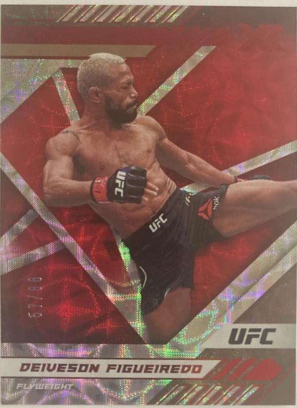 Deiveson Figueiredo 2021 Panini Chronicles UFC Base XR #181 Asia Red