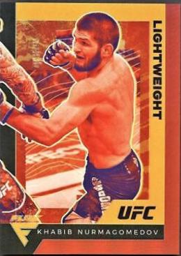 Khabib Nurmagomedov 2021 Panini Chronicles UFC Base Flux #250 Red
