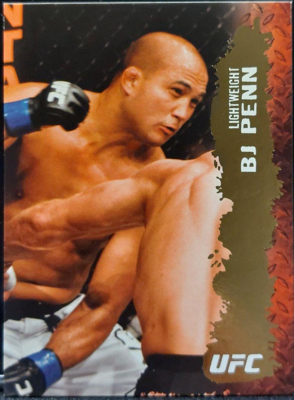 BJ Penn 2009 Topps UFC Round 2 Base #47 Gold