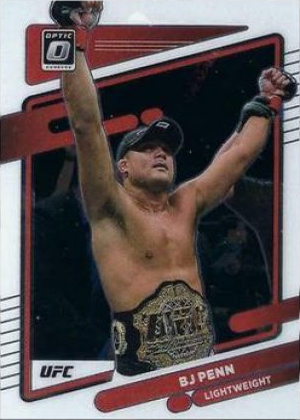 BJ Penn 2022 Panini Donruss Optic UFC Base #37 Gold