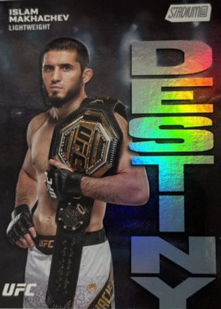Islam Makhachev 2025 Topps Stadium Club UFC Dynasty and Destiny #DD-2 Gold Rainbow