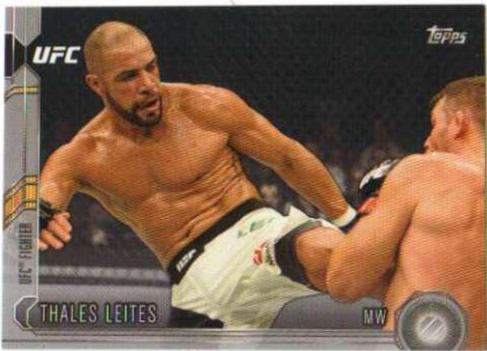 Thales Leites 2015 Topps UFC Chronicles Base #39 Silver