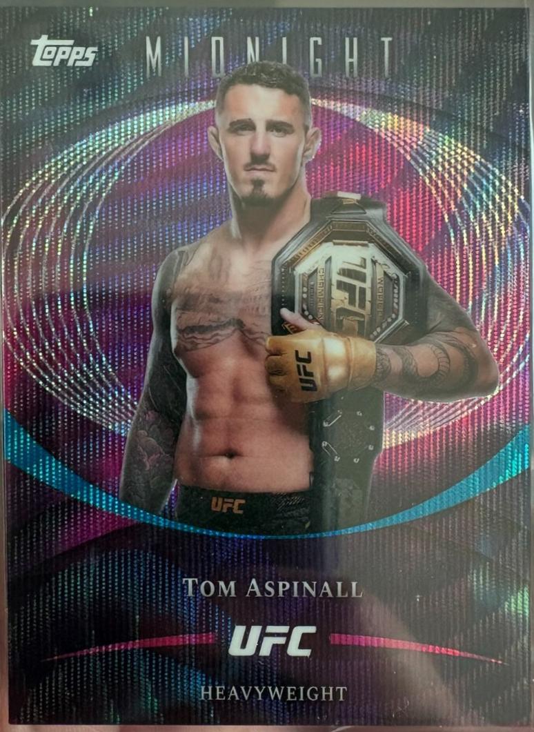 Tom Aspinall 2026 Topps Midnight UFC Base #10 Zodiac