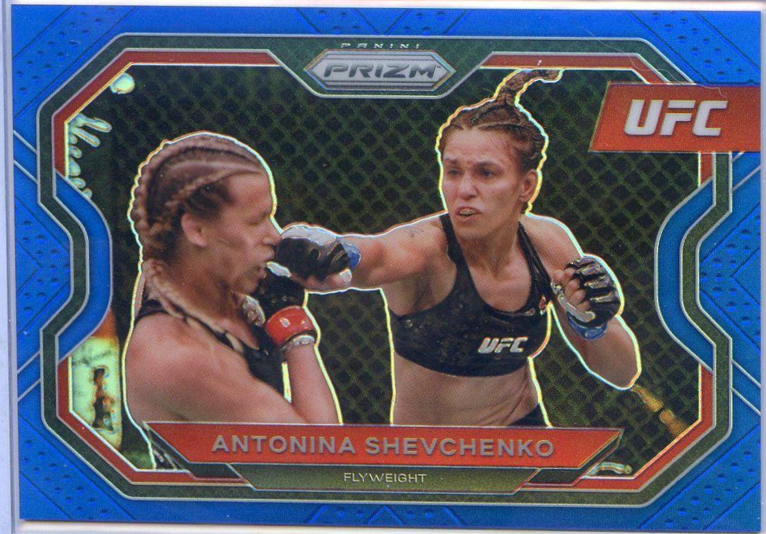 Antonina Shevchenko 2021 Panini Prizm UFC Base #192 Blue