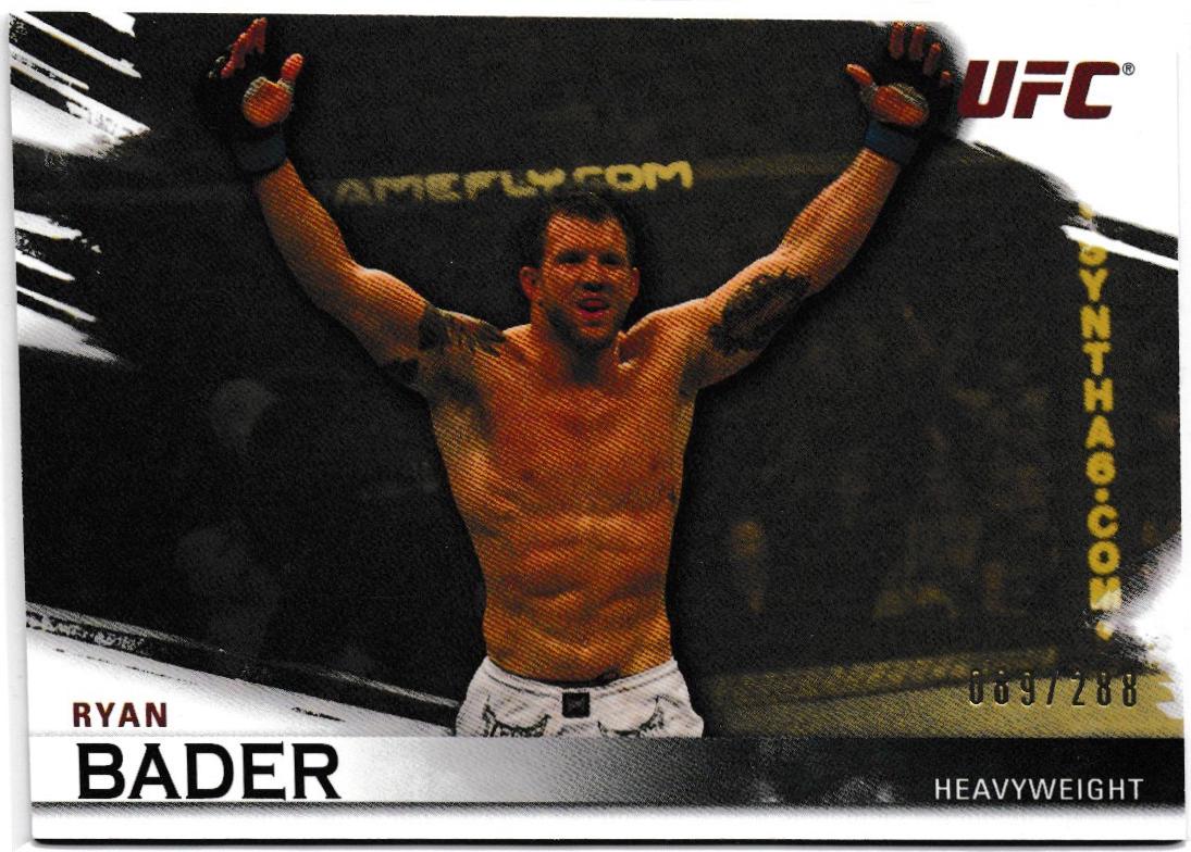 Ryan Bader 2010 Topps UFC Knockout Base #71 Gold