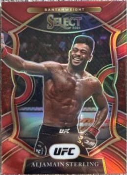 Aljamain Sterling 2021 Panini Select UFC Concourse #46 Red