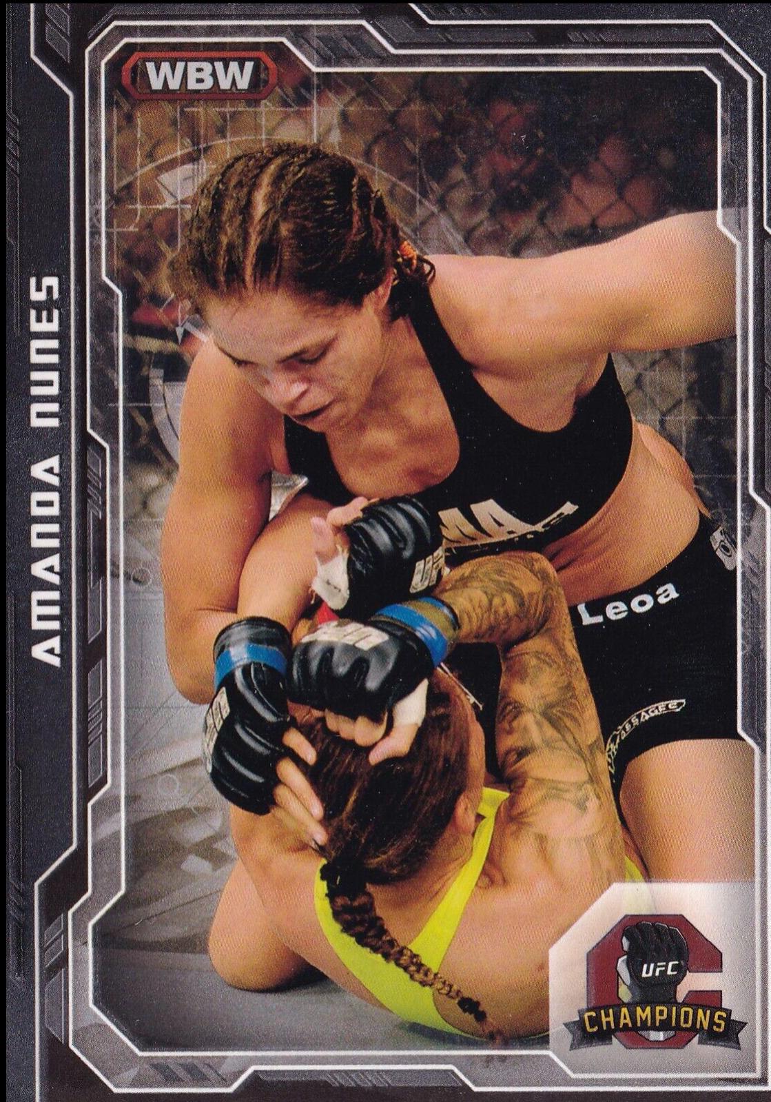 Amanda Nunes 2014 Topps UFC Champions Base #35 Black