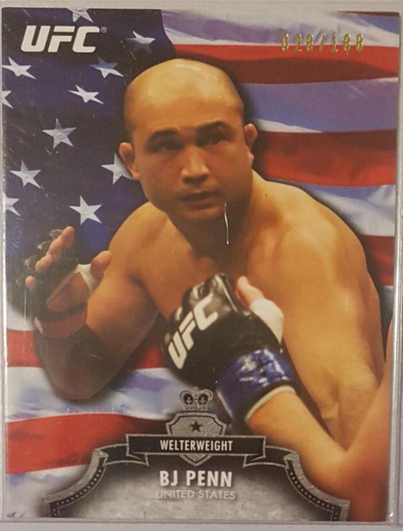 BJ Penn 2012 Topps UFC Bloodlines Base #57 Flag