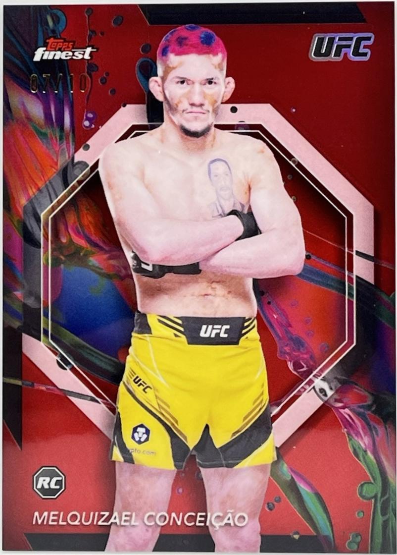 Melquizael Conceição 2024 Topps Finest UFC Base Common #34 Red Refractor