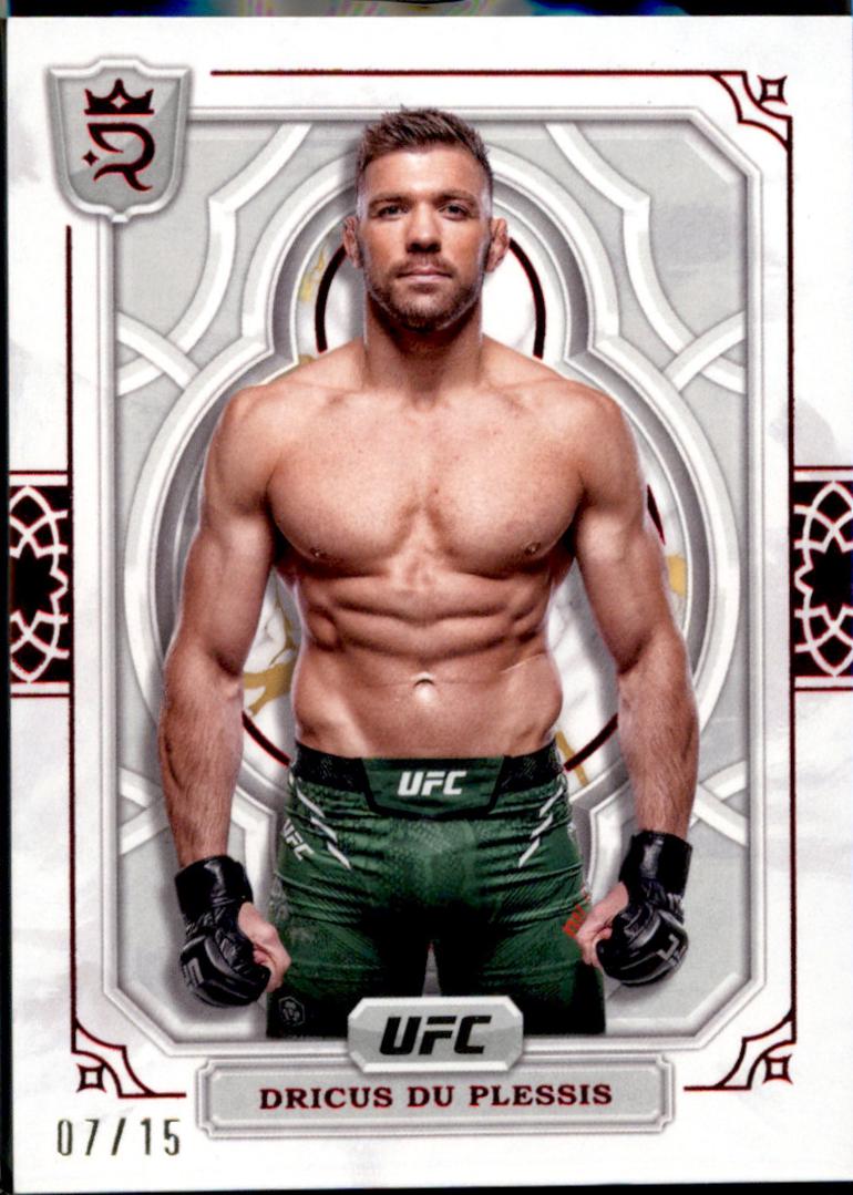 Dricus Du Plessis 2024 Topps Royalty UFC Base #93 Red