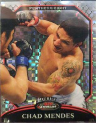 Chad Mendes 2011 Topps Finest UFC Base #62 Xfractor