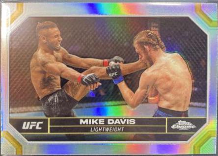 Mike Davis 2024 Topps Chrome UFC Base #139 Refractor