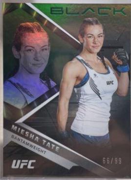 Miesha Tate 2022 Panini Chronicles UFC Base Black #204 Green