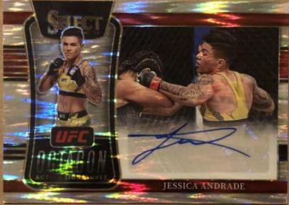 Jessica Andrade 2022 Panini Select UFC Octagon Action Signatures #34 Flash