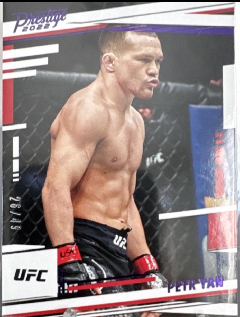 Petr Yan 2022 Panini Chronicles UFC Base Prestige #174 Purple