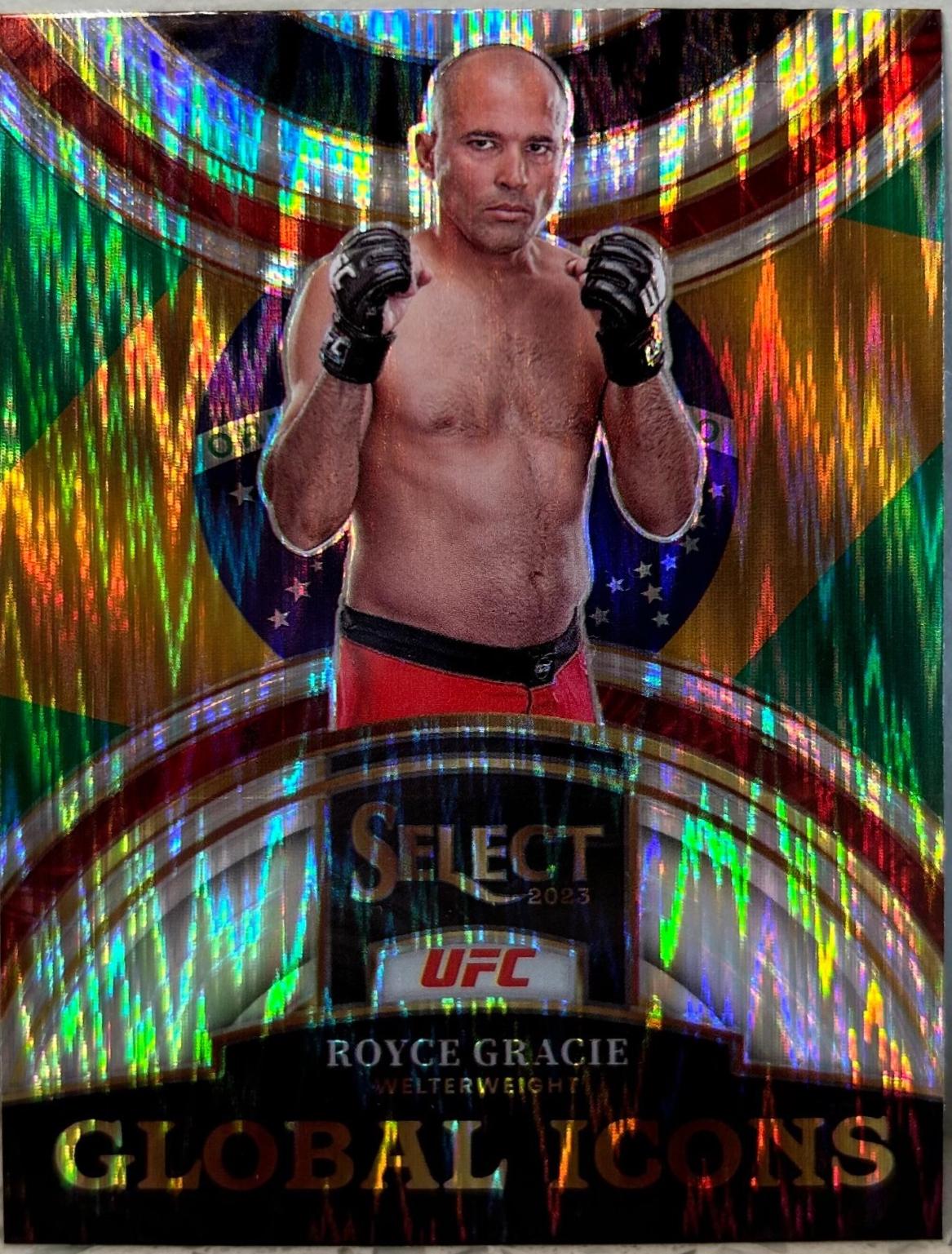 Royce Gracie 2023 Panini Select UFC Global Icons #15 Flash