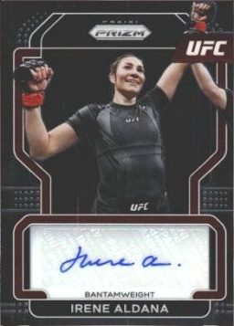 Irene Aldana 2022 Panini Prizm UFC Signatures #SG-IAD Black