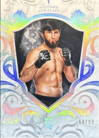 Magomed Ankalaev 2025 Topps Royalty UFC Base #22 Red