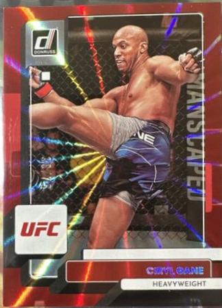 Ciryl Gane 2023 Panini Donruss UFC Base #188 Red Laser