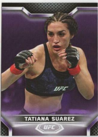 Tatiana Suarez 2020 Topps UFC Knockout Base #36 Purple
