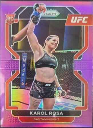 Rose Namajunas 2022 Panini Prizm UFC Base #142 Purple