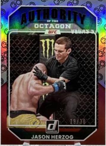Jason Herzog 2023 Panini Donruss UFC Base #223 30th Anniversary