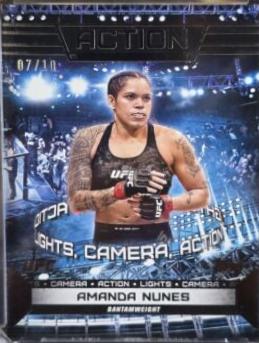 Amanda Nunes 2024 Topps Knockout UFC Action (Lights, Camera, Action) #ACT-17 Black