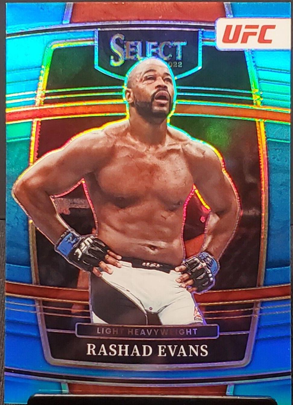 Rashad Evans 2022 Panini Select UFC Concourse #52 Light Blue
