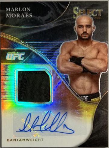 Marlon Vera 2021 Panini Select UFC Signatures #SG-MLV Tie Dye Prizms