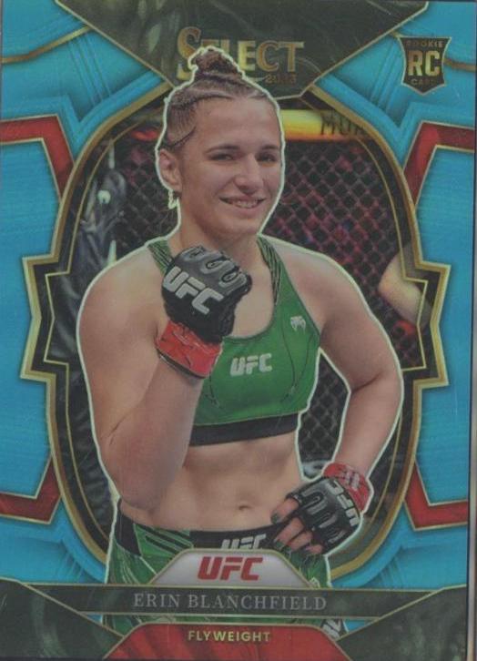 Erin Blanchfield 2023 Panini Select UFC Concourse #14 Light Blue