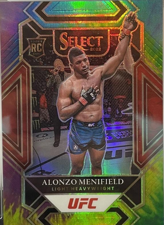 Alonzo Menifield 2022 Panini Select UFC Mezzanine #394 Tie Dye