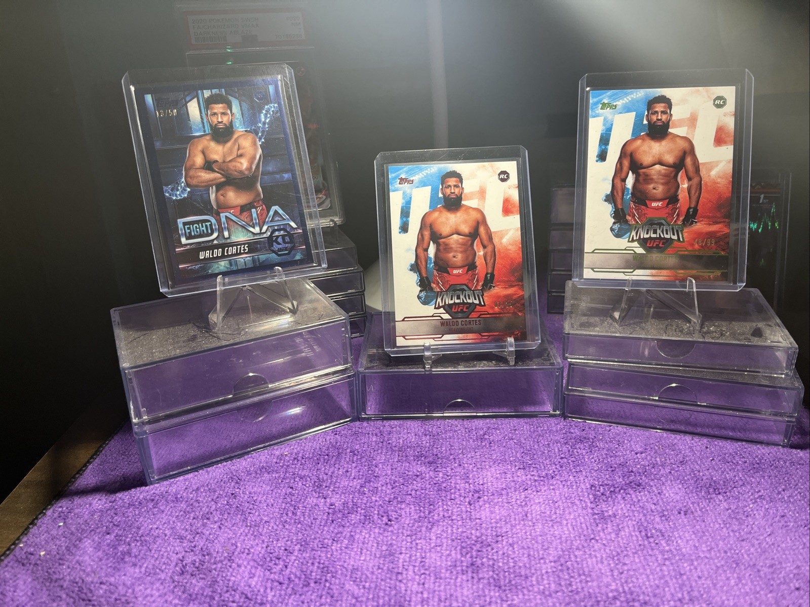Waldo Cortes Acosta 2025 Topps Knockout UFC Base #22 Red