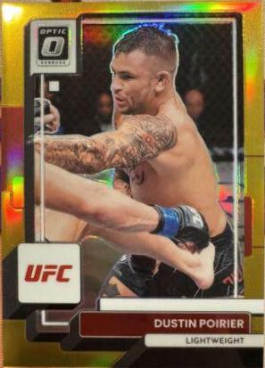 Dustin Poirier 2023 Panini Donruss Optic UFC Base #61 Gold