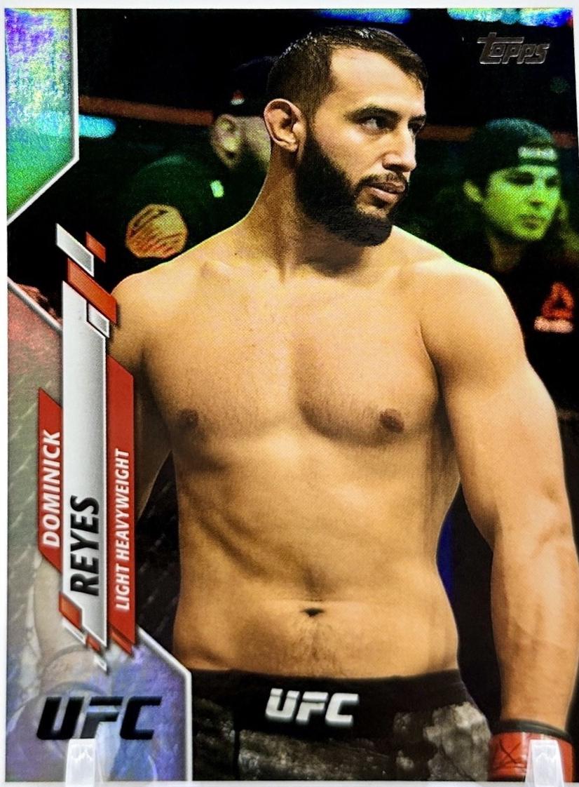 Dominick Reyes 2020 Topps UFC Base #59 Rainbow Foil