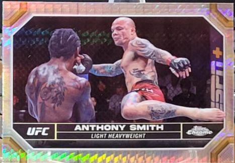 Anthony Smith 2024 Topps Chrome UFC Base #19 Prism Refractor