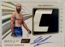 Donald Cerrone 2021 Panini Immaculate UFC Premium Memorabilia Autographs #45 Acetate