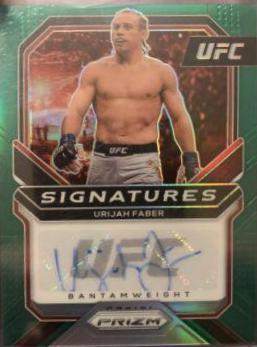 Urijah Faber 2021 Panini Prizm UFC Signatures #4
