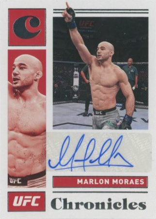Marlon Moraes 2021 Panini Chronicles UFC Chronicles Signatures #11 Gold