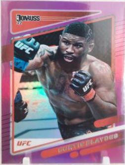 Curtis Blaydes 2022 Panini Donruss UFC Base #142 Purple Flood