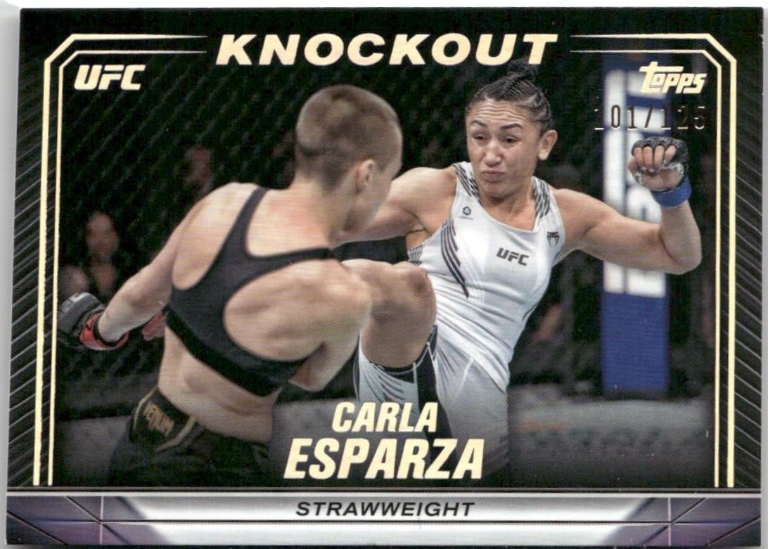 Carla Esparza 2024 Topps Knockout UFC Base #60 Holo Silver