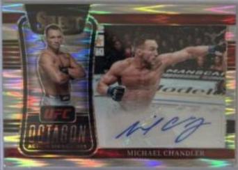 Michael Chandler 2022 Panini Select UFC Octagon Action Signatures #41 Flash