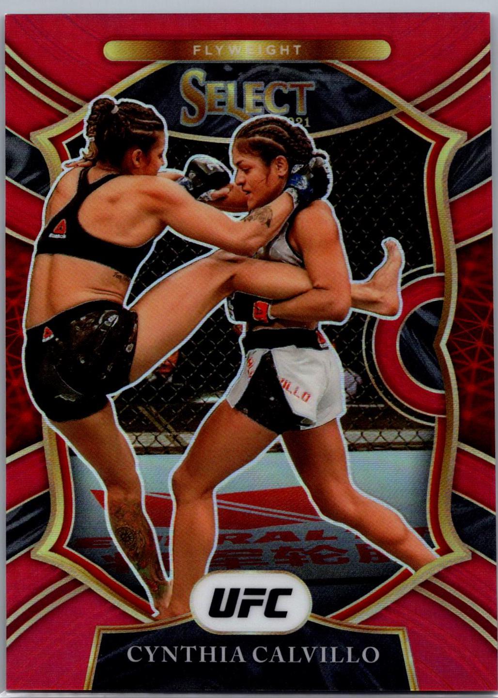 Cynthia Calvillo 2021 Panini Select UFC Concourse #70 Red