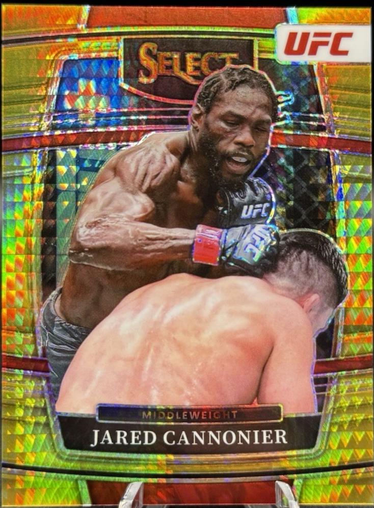 Jared Cannonier 2022 Panini Select UFC Concourse #8 Lucky Envelopes