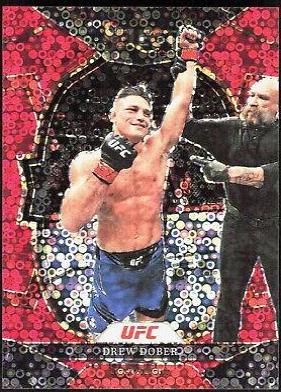 Drew Dober 2023 Panini Select UFC Concourse #92 Red Disco